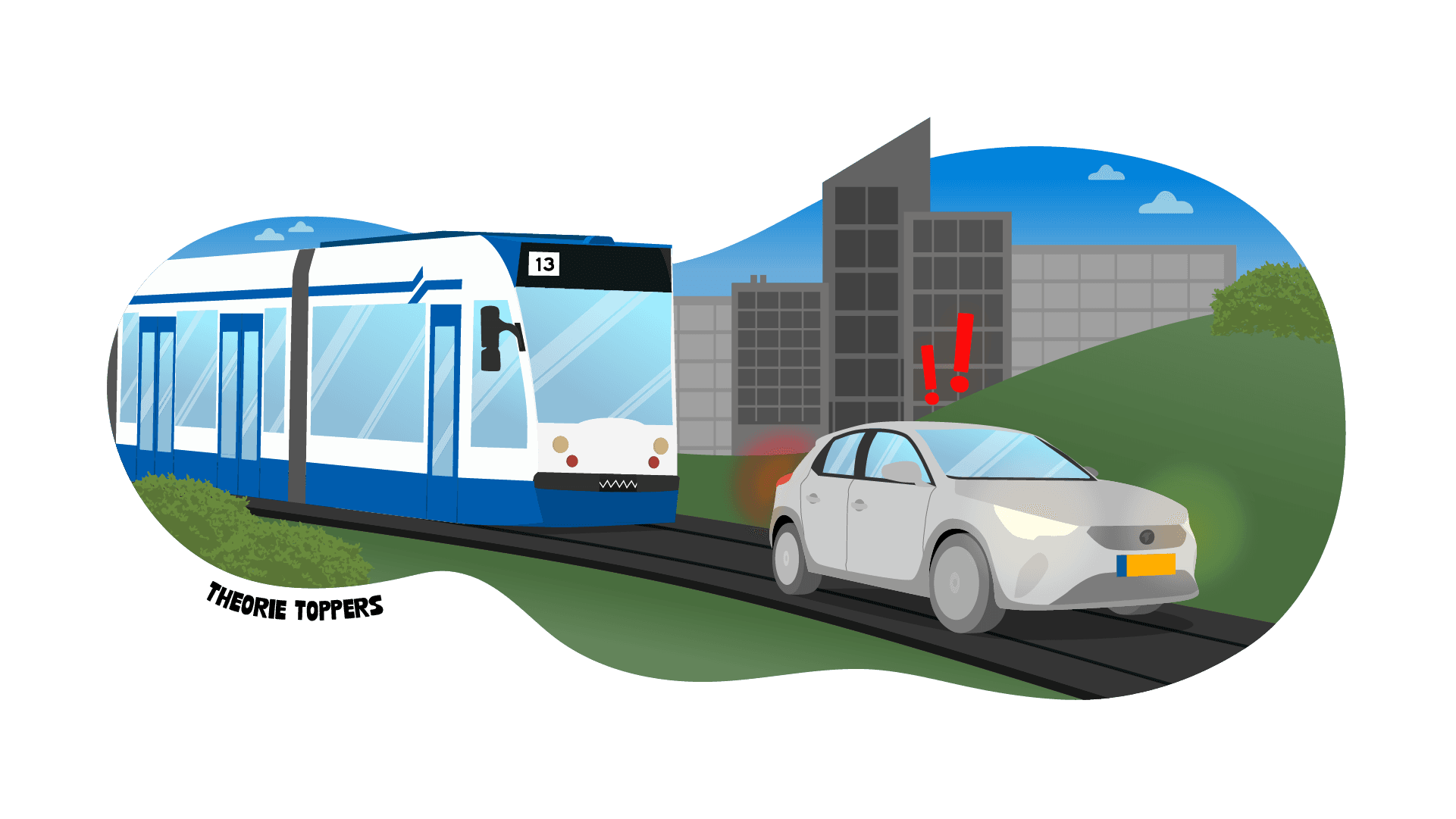 Trams en voorrang: dit zijn de regels